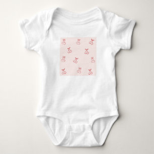 Body Para Bebé Boceto de Cereza Minimalismo