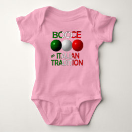 Body Para Bebé Bochas una Tradición Italiana