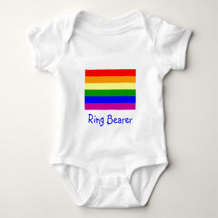 Body Para Bebé Boda Gay/portador de anillo