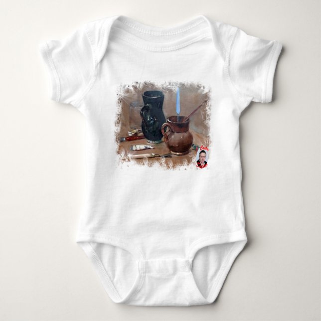 Body Para Bebé Bodegón/Natureza morta/Still life (Anverso)