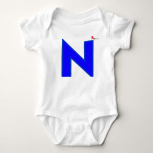 Body Para Bebé Body de bebé adorable con diseño de letra simple