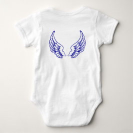 Body Para Bebé Body de bebé Alas de Ángel Azul