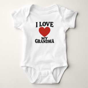 Body Para Bebé Body de bebé 'Amo a mi abuela' – Regalo dulce