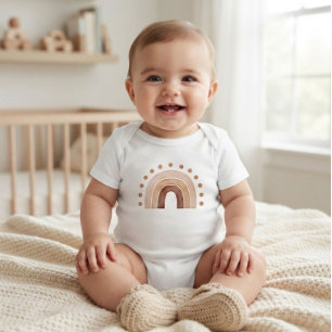 Body Para Bebé Body de bebé arcoíris boho
