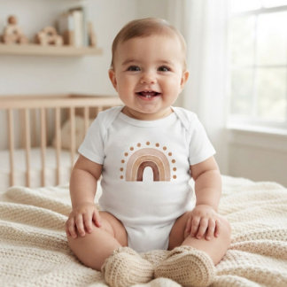 Body Para Bebé Body de bebé arcoíris boho