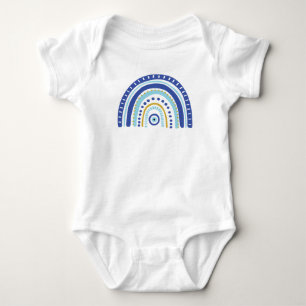 Body Para Bebé Body de bebé Boho Blue Ojo Turco Arcoíris