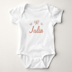 Body Para Bebé Body de bebé 'Butterfly Baby' con camiseta de nomb