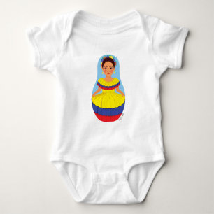 Body Para Bebé Body de bebé colombiano Matryoshka