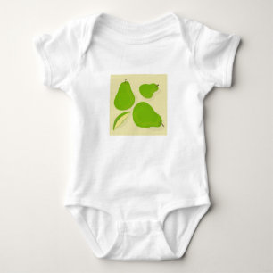 Body Para Bebé Body de bebé con diseño de pera verde