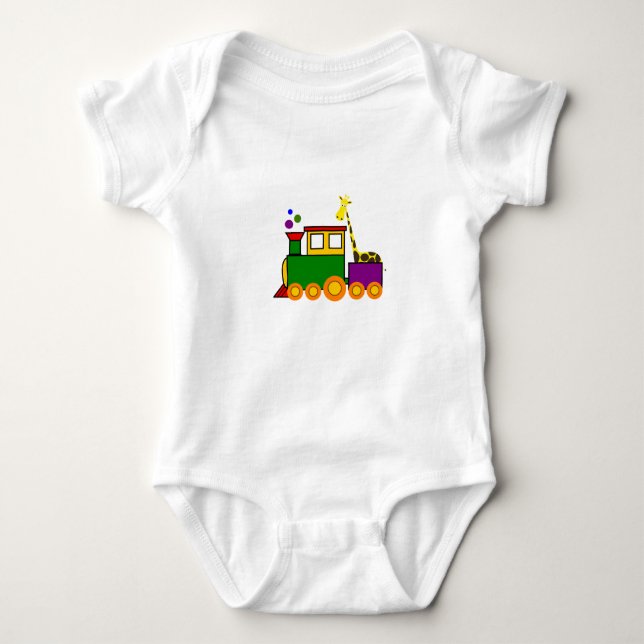 Body Para Bebé Body de bebé con diseño de tren Choo-Choo (Anverso)