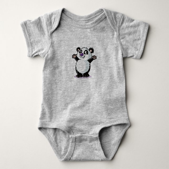 Body Para Bebé Body de bebé con diseño lindo de panda (Anverso)