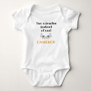 Body Para Bebé Body de bebé con divertido eslogan, Elefantes, Gem