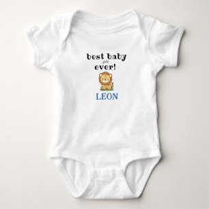 Body Para Bebé Body de bebé con eslogan divertido y nombre, mejor