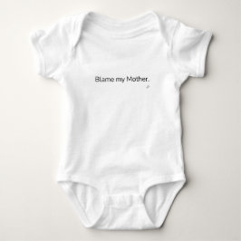 Body Para Bebé Body de bebé con la frase Culpable mi madre