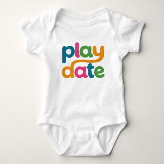 Body Para Bebé Body de bebé con logo colorido de Play Date