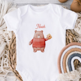 Body Para Bebé Body de bebé con oso de peluche personalizado y am