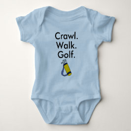 Body Para Bebé Body de bebé Crawl Walk Golf Golfista Jugando Golf