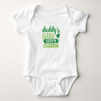 Body de bebé Daddy's Little Lucky Charm 