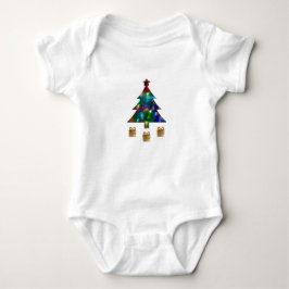 Body Para Bebé Body de bebé de árbol de Navidad y regalos