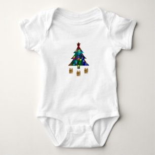 Body Para Bebé Body de bebé de árbol de Navidad y regalos