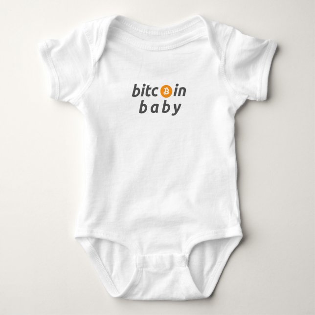 Body Para Bebé Body de bebé de Bitcoin (Anverso)