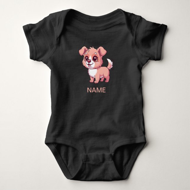 Body Para Bebé Body de bebé de cachorro adorable (Anverso)