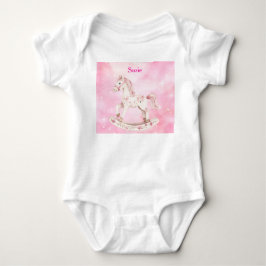 Body Para Bebé Body de bebé de chinoisería rosa editable