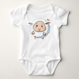 Body Para Bebé Body de bebé de corderito adorable 