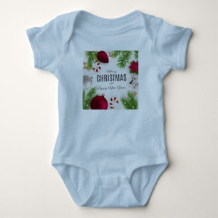 Body Para Bebé Body de bebé de diseño de Navidad e invierno