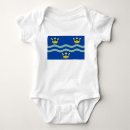 Body Para Bebé Body de bebé de la bandera de Cambridgeshire (cond