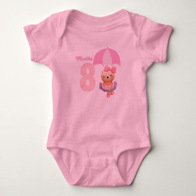 Body Para Bebé Body de bebé de ocho meses (Anverso)