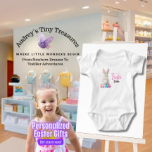 Body de bebé de Pascua personalizado