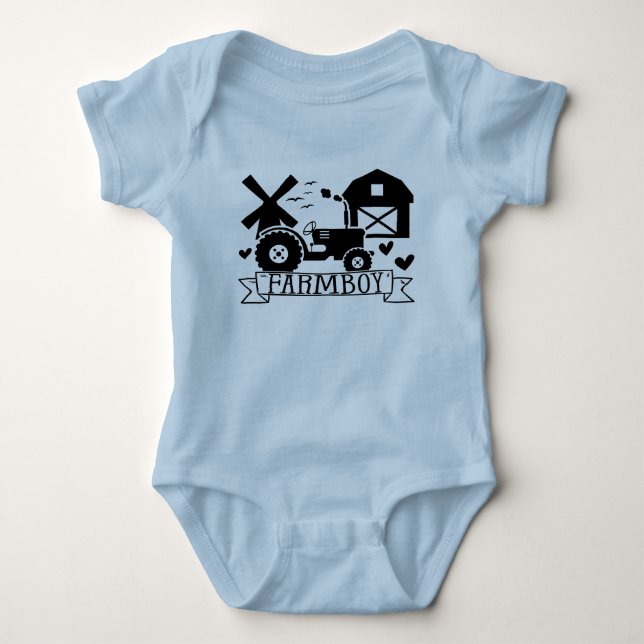 Body Para Bebé Body de bebé Farmboy Baby (Anverso)