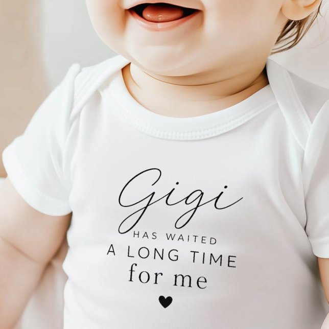 Body Para Bebé Body de bebé Gigi Has Waited Regalo (Subido por el creador)