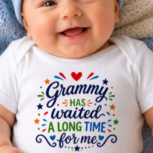 Body Para Bebé Body de bebé Grammy ha esperado mucho tiempo
