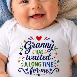 Body Para Bebé Body de bebé Granny Has Waited Long Time