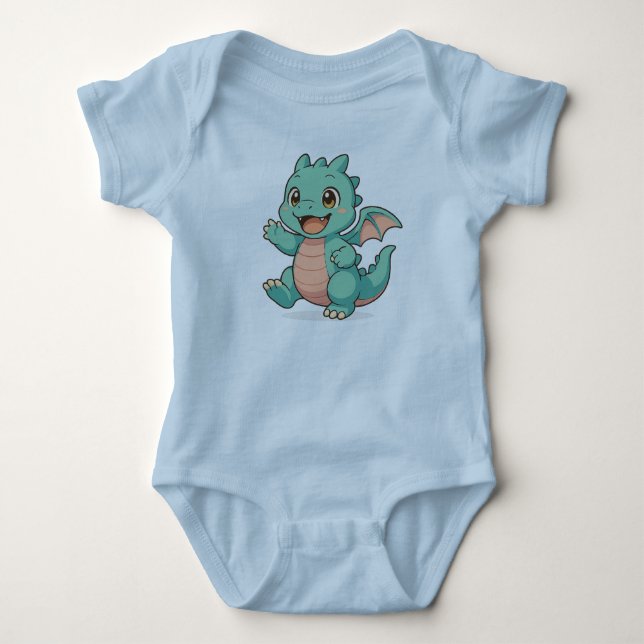 Body Para Bebé Body de bebé Little Dragon's Charm (Anverso)