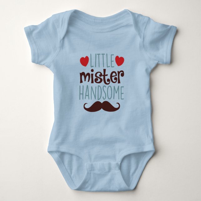 Body Para Bebé Body de bebé Little Mister Handsome (Anverso)