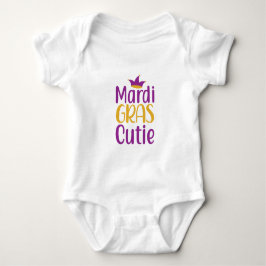 Body Para Bebé Body de bebé Mardi Gras Cutie
