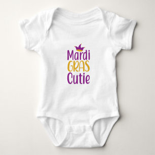Body Para Bebé Body de bebé Mardi Gras Cutie