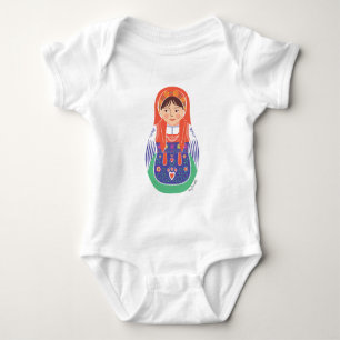 Body Para Bebé Body de bebé Matryoshka portuguesa
