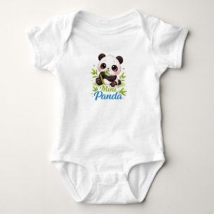 Body Para Bebé Body de bebé Mini Panda – Lindo cachorro de panda