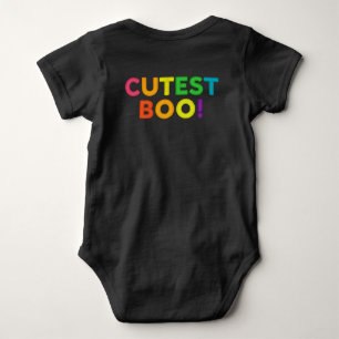 Body Para Bebé Body de bebé negro 100 % algodón – Gatito arcoíris