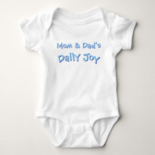 Body Para Bebé Body de bebé niño La alegría diaria de mamá y papá