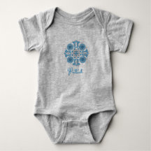Body de bebé niño personalizado Folk Tulip