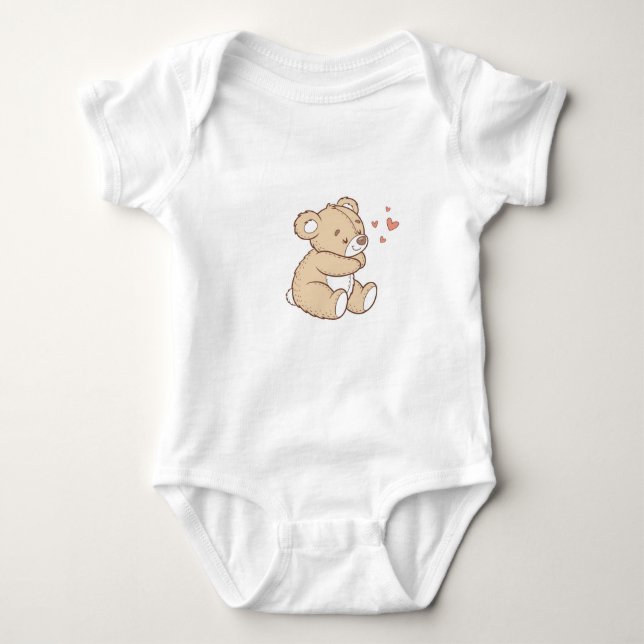 Body Para Bebé Body de bebé Osito de peluche (Anverso)