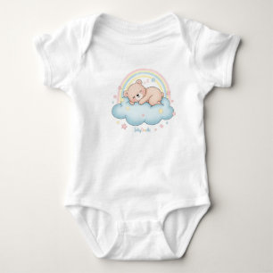 Body Para Bebé Body de bebé Oso Durmiente Caprichoso en Nube