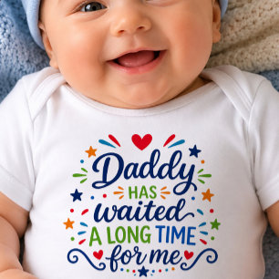 Body Para Bebé Body de bebé Papá Ha Esperado Mucho Tiempo