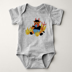 Body Para Bebé Body de Bebé Pequeño Diablo Divertido - Lindo Artí