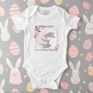 Body Para Bebé Body de bebé personalizado con conejo de Pascua gr